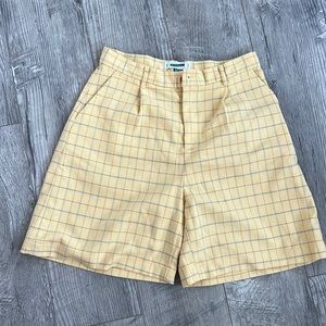 Vintage plaid shorts